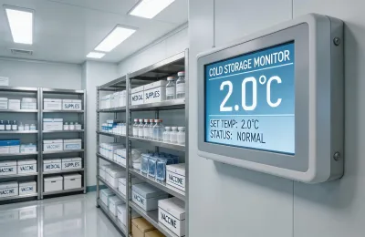 Healthcare cold storage for pharmaceuticals